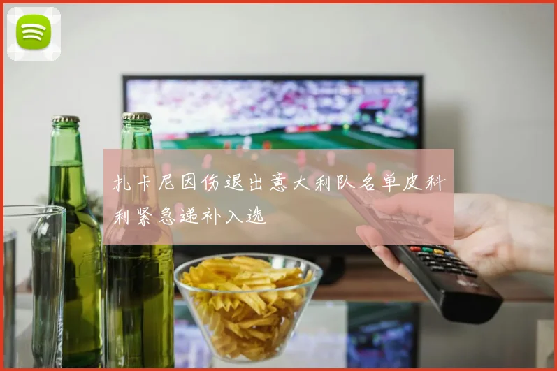 扎卡尼因伤退出意大利队名单皮科利紧急递补入选